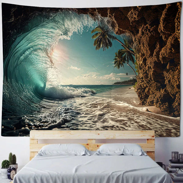 Seaside Sunset Tapestry-ToShay.org