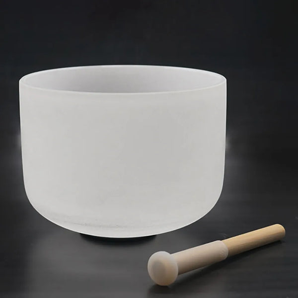 White Crystal Singing Bowl-ToShay.org