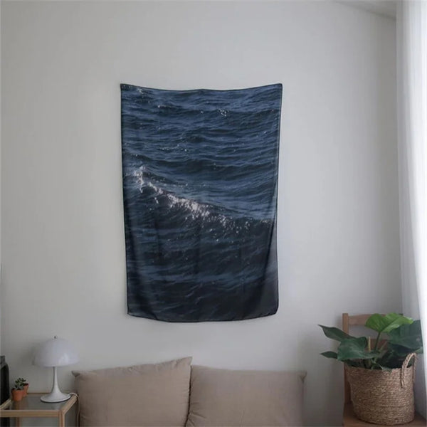 Sea Wave Art Tapestry-ToShay.org