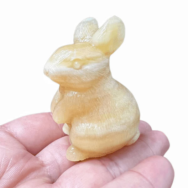 Yellow Calcite Rabbit-ToShay.org