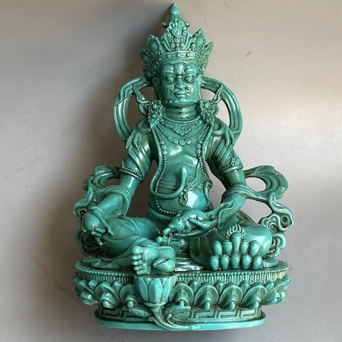 Blue Turquoise Lotus Buddha-ToShay.org