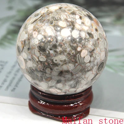 Mixed Quartz Crystal Ball-ToShay.org