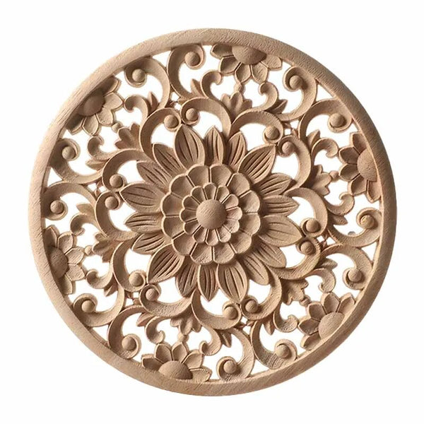 Wood Carved Flower Panel-ToShay.org