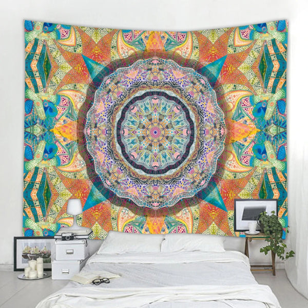 Sun Mandala Tapestry-ToShay.org