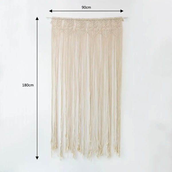 Macrame Woven Door Curtain-ToShay.org