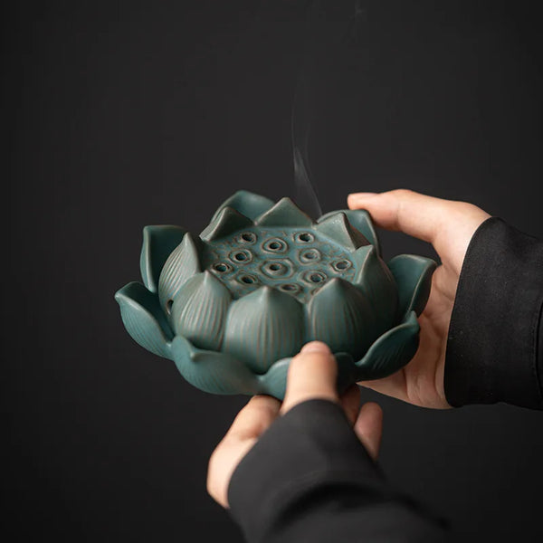 Lotus Incense Burner-ToShay.org