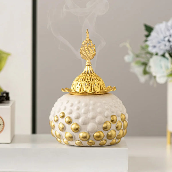 Ceramic Ball Incense Holder-ToShay.org