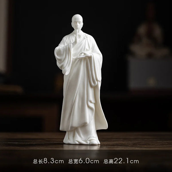 White Porcelain Monk-ToShay.org