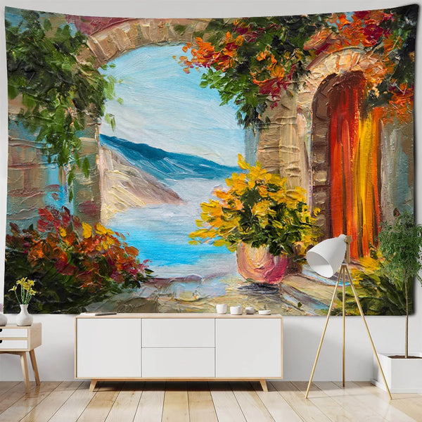 Sea View Art Tapestry-ToShay.org