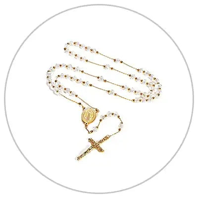 Gold Rosary Beads-ToShay.org