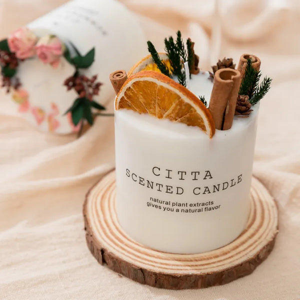 Soy Wax Flower Candles-ToShay.org