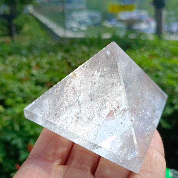 Clear Quartz Crystal Pyramid-ToShay.org