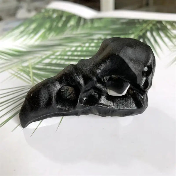 Black Obsidian Bird Skull-ToShay.org