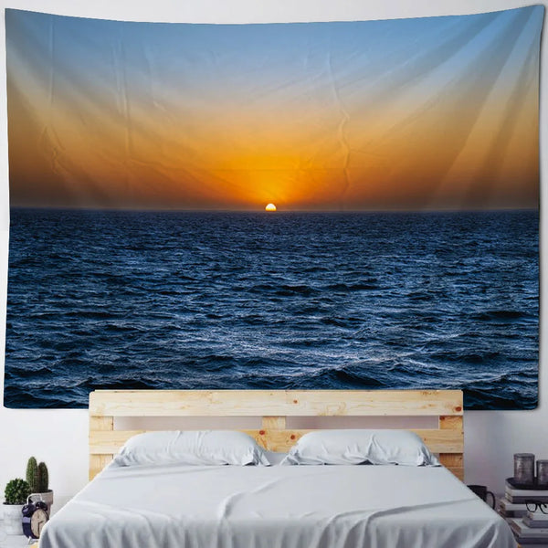 Seaside Sunset Tapestry-ToShay.org