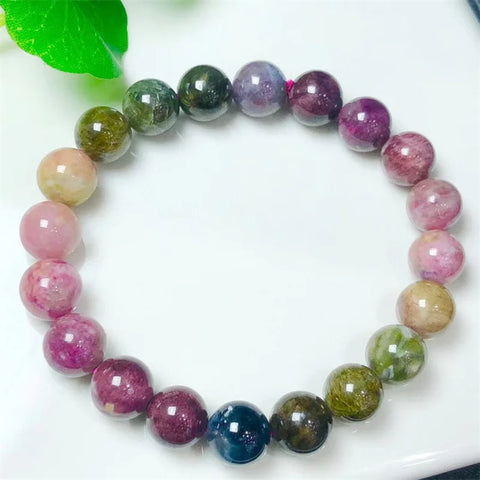 Pink Tourmaline Bead Bracelet-ToShay.org