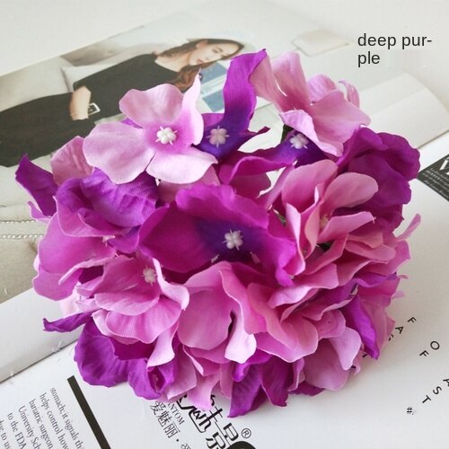 Purple Hydrangea Peony Flowers-ToShay.org