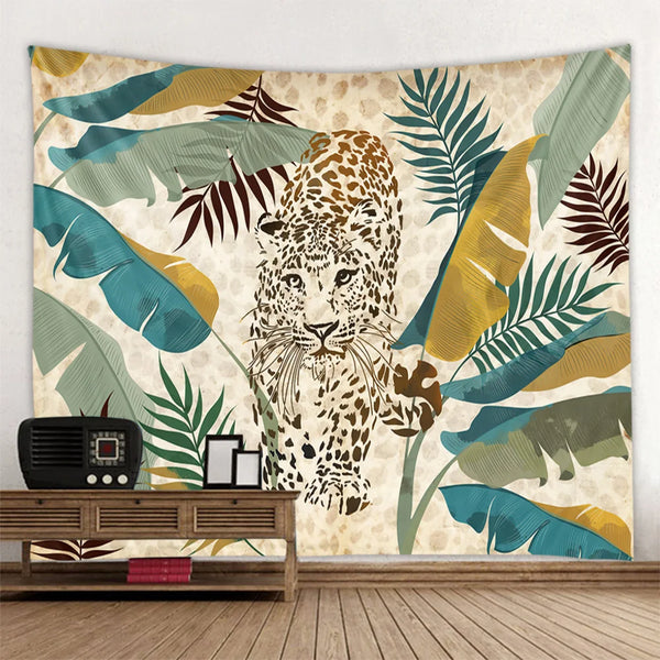 Jungle Animal Art Tapestry-ToShay.org