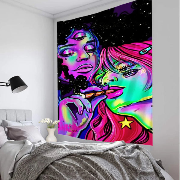 Psychedelic Art Tapestry-ToShay.org