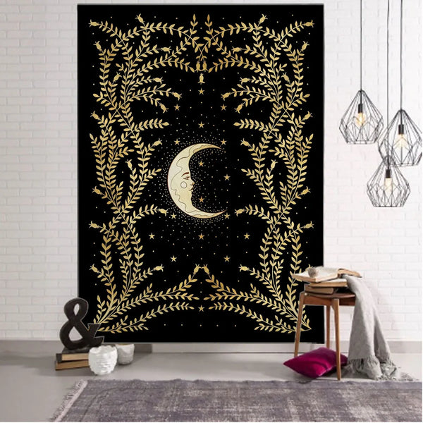 Moon Art Tapestry-ToShay.org