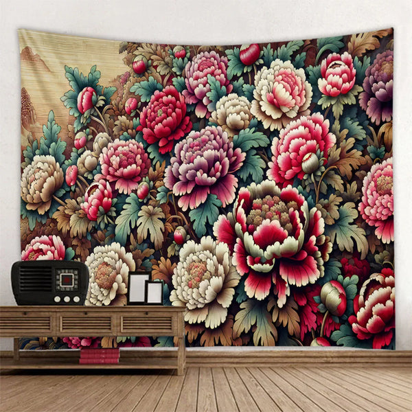 Flower Art Tapestry-ToShay.org