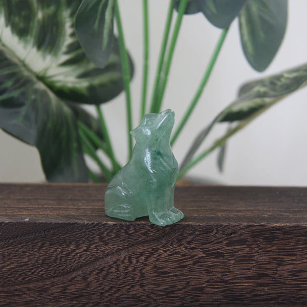 Mixed Crystal Wolf Statues-ToShay.org