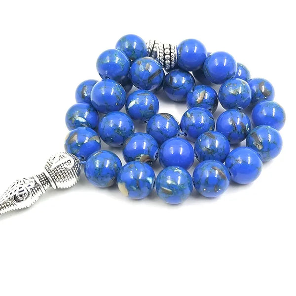 Blue Stone Prayer Beads-ToShay.org