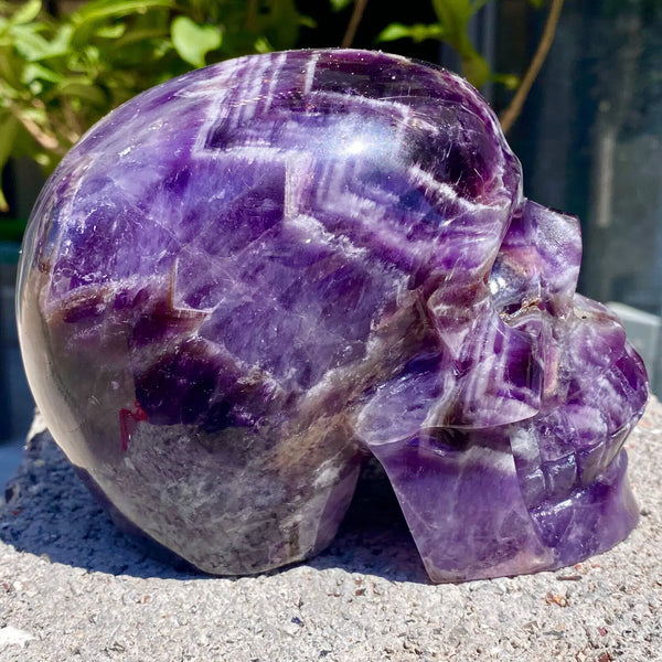 Purple Dream Amethyst Skull-ToShay.org