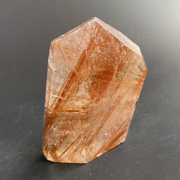 Orange Rutilated Quartz Rock-ToShay.org