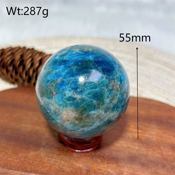 Blue Apatite Ball-ToShay.org