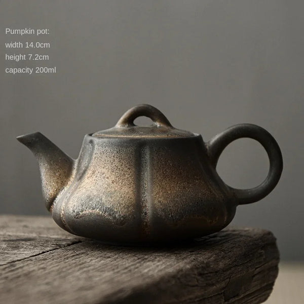 Rust Glaze Ceramic Teapot-ToShay.org