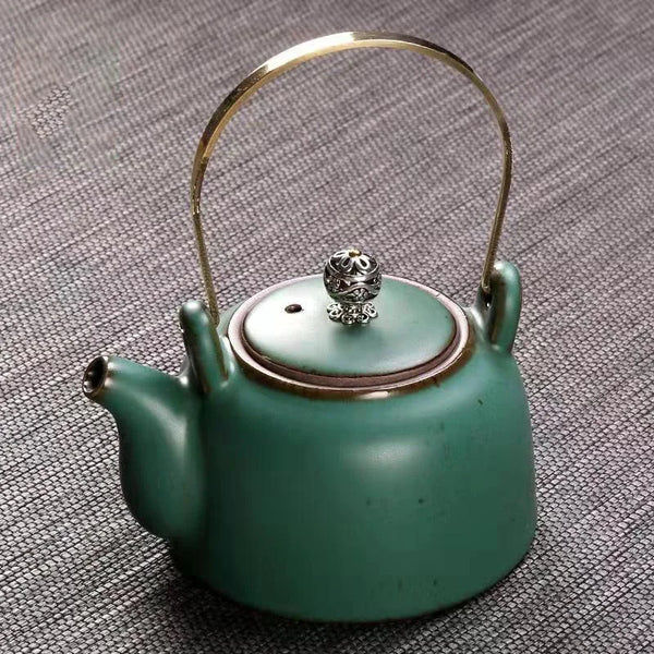 Glazed Ceramic Beam Teapot-ToShay.org