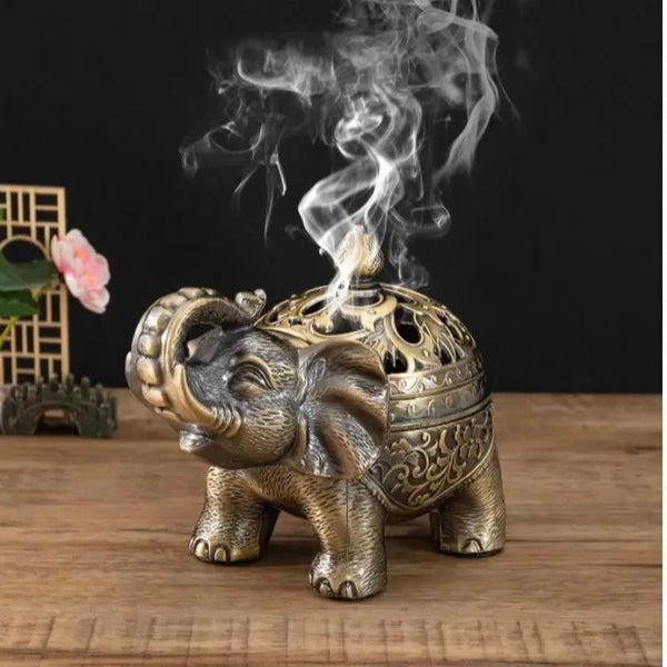 Elephant Incense Burner-ToShay.org