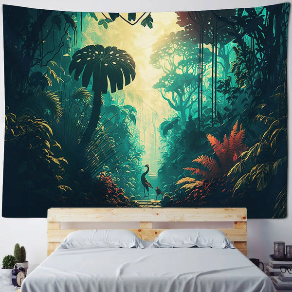 Tropical Rainforest Tapestry-ToShay.org