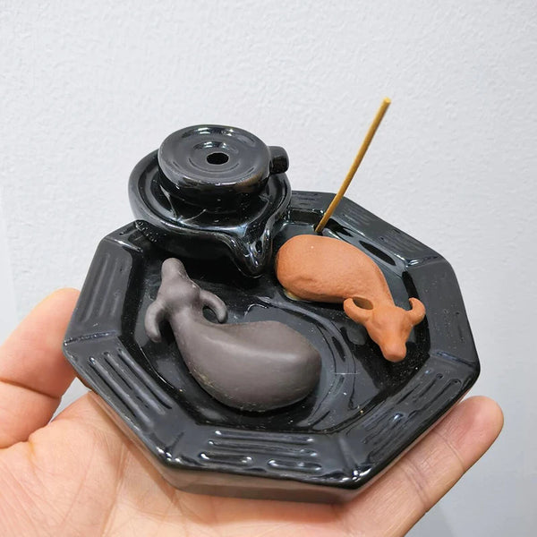 Fish Backflow Incense Burner-ToShay.org