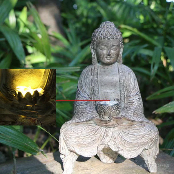 Buddha Statue Solar Lamp-ToShay.org