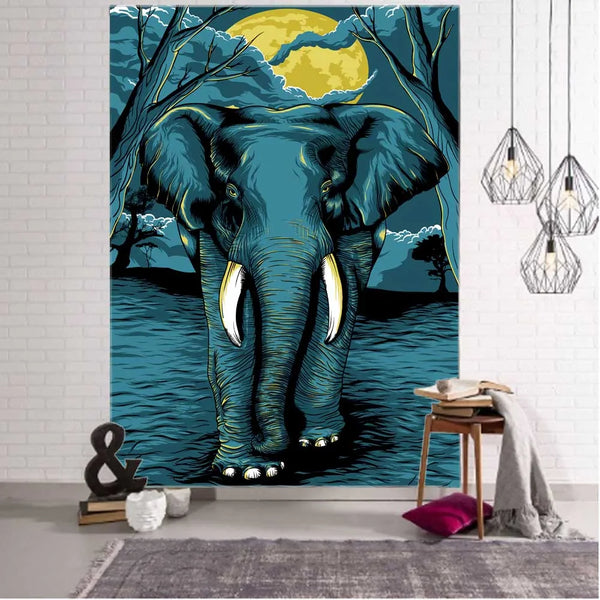 Elephant Art Tapestry-ToShay.org