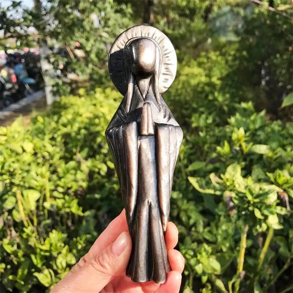 Silver Obsidian Madonna-ToShay.org