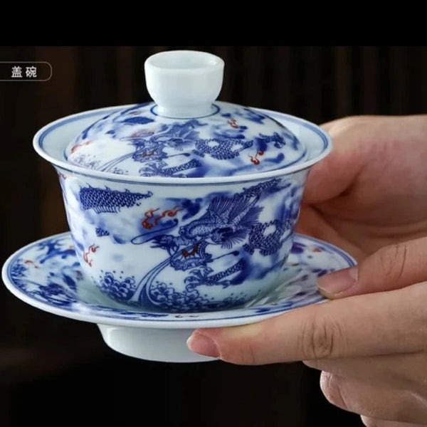 Gaiwan Ceramic Tea Tureen-ToShay.org