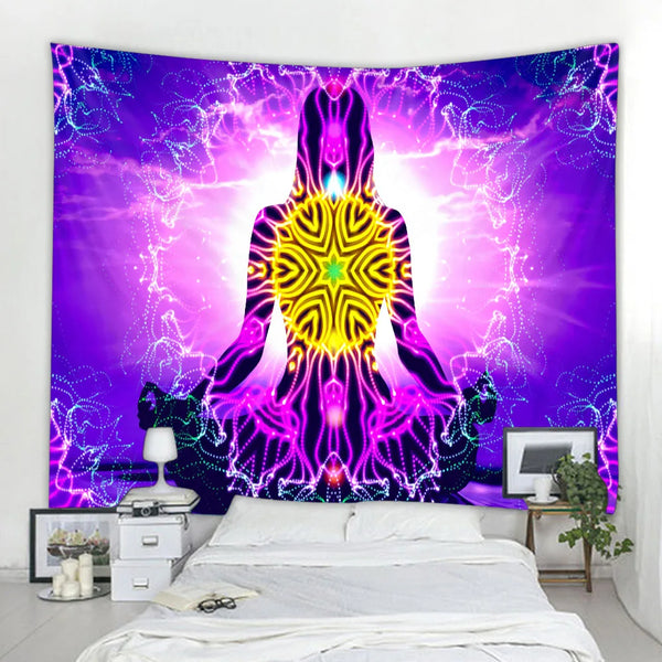 Chakra Meditation Tapestry-ToShay.org