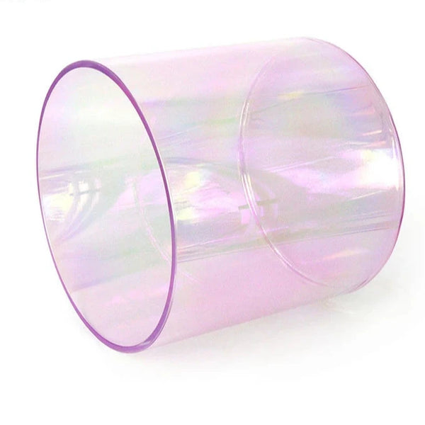 Pink Purple Clear Crystal Bowl-ToShay.org