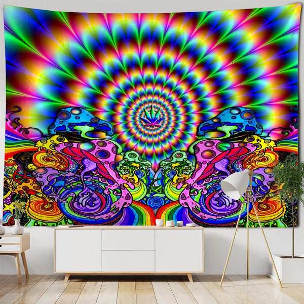 Elephant Mandala Art Tapestry-ToShay.org