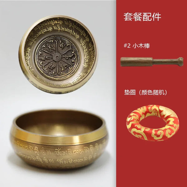 Tibetan Brass Singing Bowl-ToShay.org