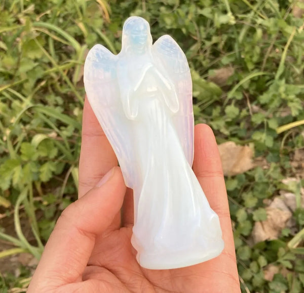 White Opalite Angel-ToShay.org