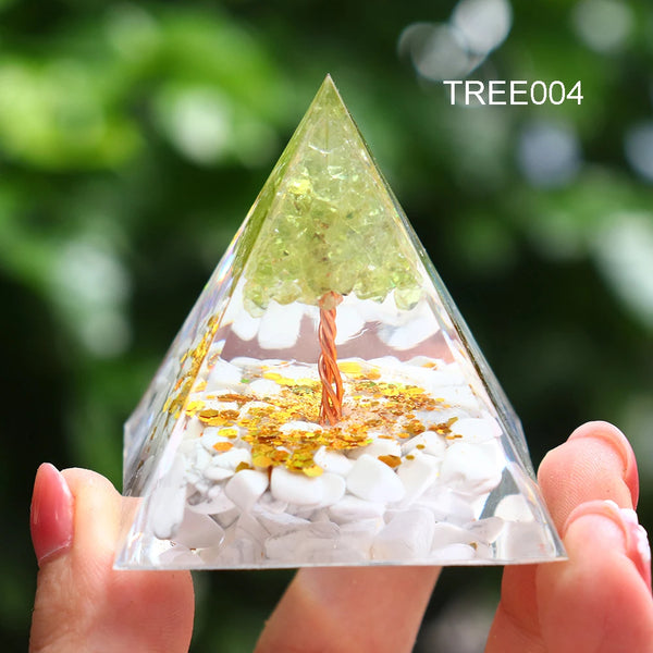 Energy Tree of Life Orgonite Pyramid-ToShay.org