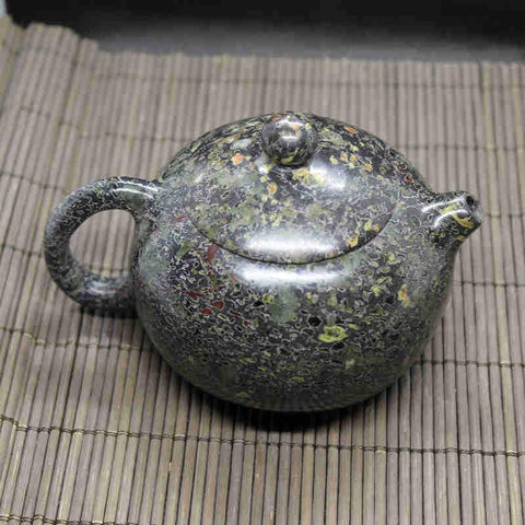 Green Plum Jade Teapot-ToShay.org