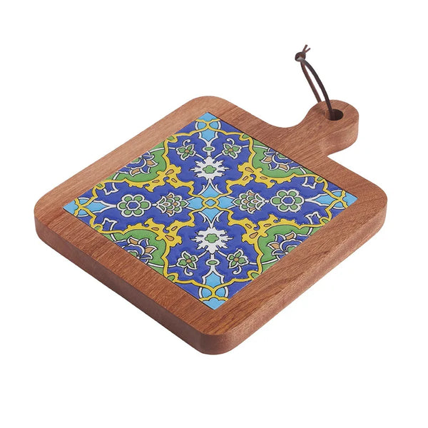 Tile Wood Handle Pot Mat-ToShay.org