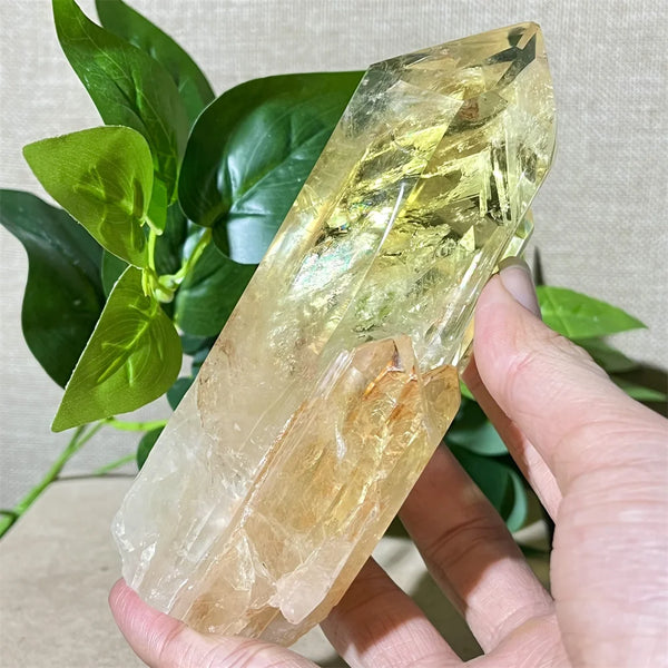 Yellow Citrine Quartz Point-ToShay.org