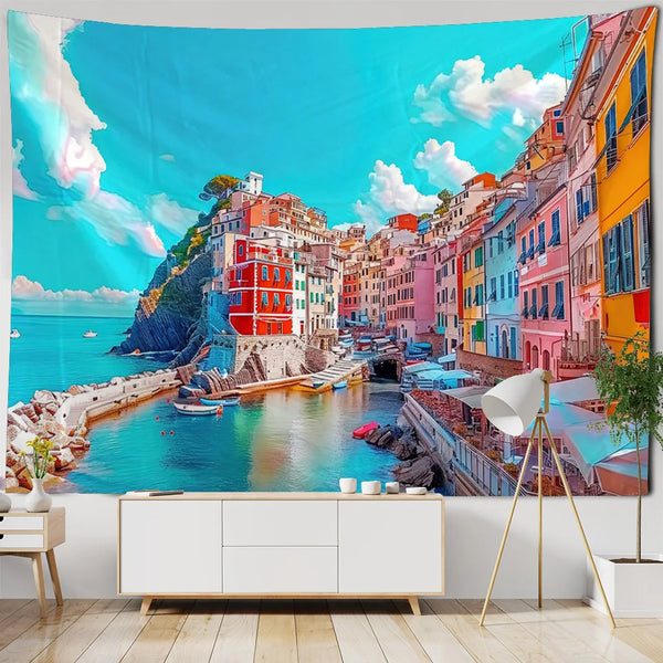 Sea View Art Tapestry-ToShay.org