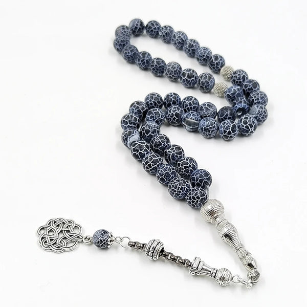 Blue Agate Prayer Beads-ToShay.org