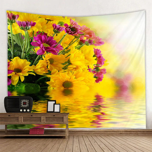 Flower Art Tapestry-ToShay.org